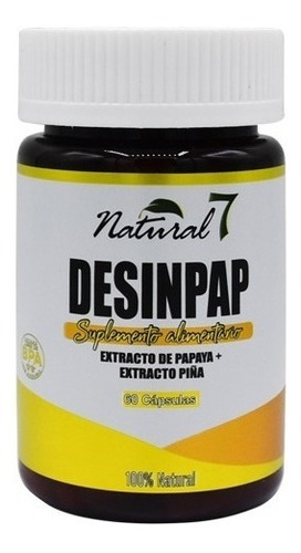 Desinpap Extracto De Papaya + Piña X 60 Capsulas (papaína)