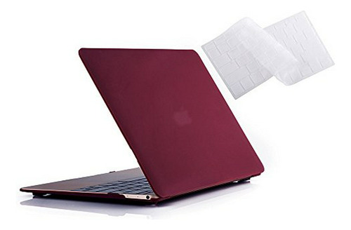 Funda  Compatible Con Macbook 12  A1534 - Roja Vino. Compati