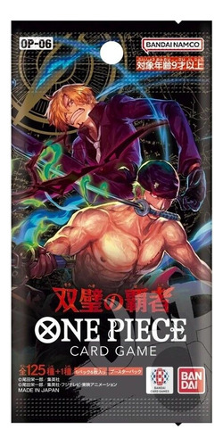 One Piece Tcg Booster Pack X 6 - Op-06 Twin Champions - Japo
