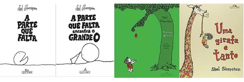 Kit 4 Livros Shel Silverstein A Parte Falta Arvore Girafa