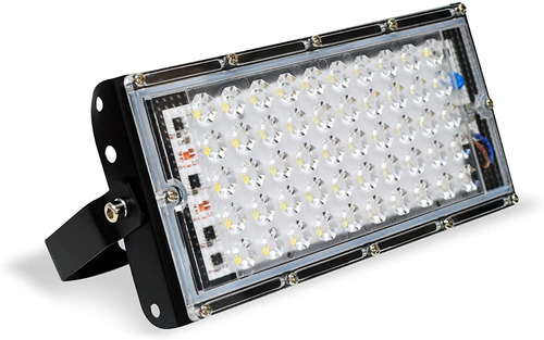 Reflector Led 50w Luminario Potente Iluminación Ultra Delgad