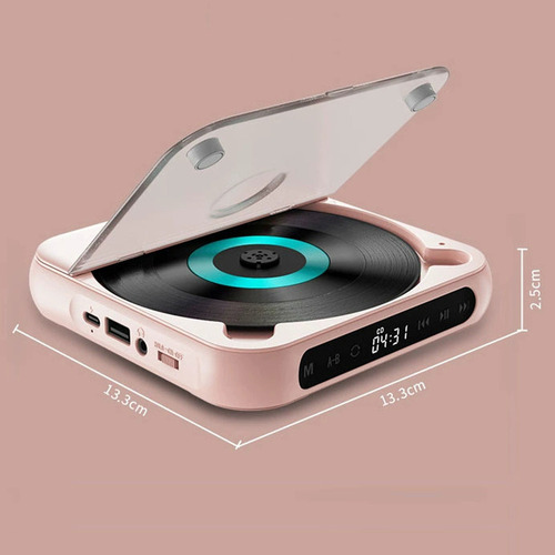 Reproductor De Cd Portátil Cd Walkman Con Recargable