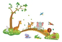 Comprar Vinilo Decorativo Calcomanias Pared Jungla Adhesivos Sticker