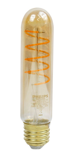 Ampolleta Filamentos Philips Gold Ámbar E27 5.5w Luz Cálida