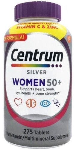 Centrum Silver Women 50+ Multivitaminco 275 Tabs Made In Usa