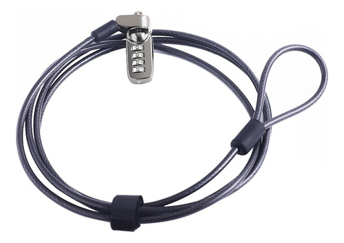 Caleqi Combinación De Seguridad De Bloqueo De Cable Para Com