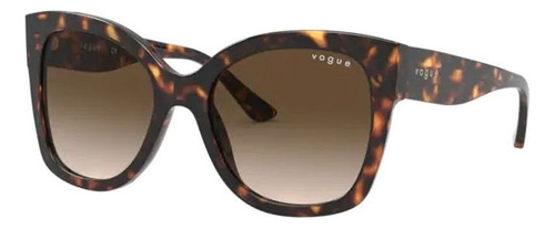 Oculos Sol Vogue Vo5338s W65613 54 Marrom Lente Degrade