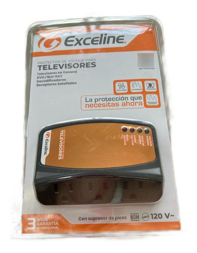 Protector De Voltaje Exceline Televisores 120v