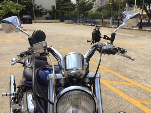 Moto Custom - Honda Shadow 600 Vt - Azul - 600cc - V2custom