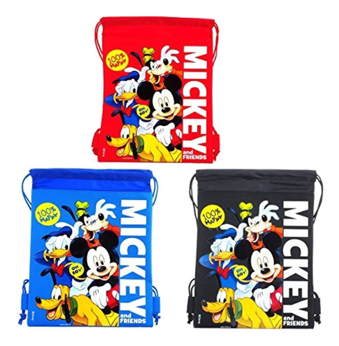 Mickey Mouse And Friends - Bolsa Con Cordón Al Azar.