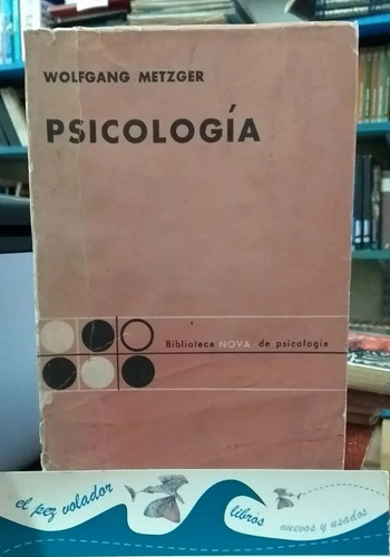 Psicología Wolfgang Metzger (Usado)