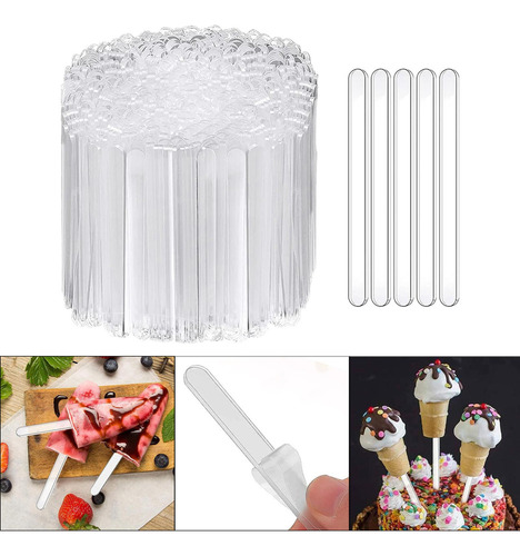 100 Uds. De Palitos De Barra De Hielo, Palitos De Paleta