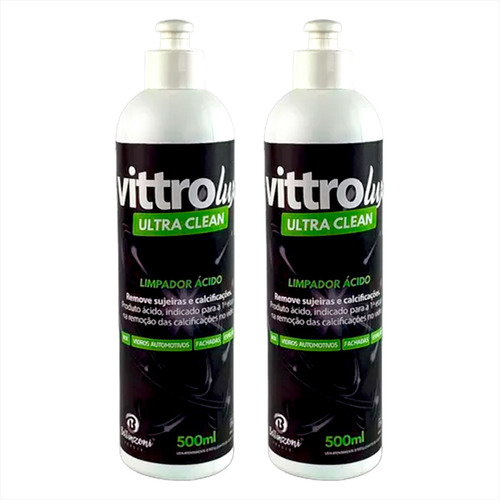 Limpa Vidros Ultra Clean Vidros Automotivos 500ml Kit C/2