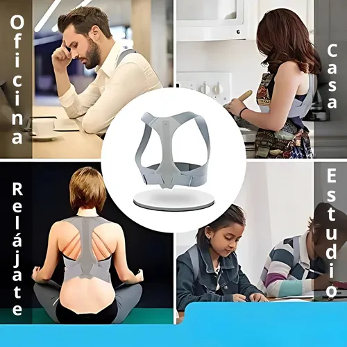 Faja Corrector Postura Espalda Hombros Ajustable Invisible