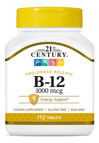 B12 - Vitamina - 1000 Mcg - 21st Century -
