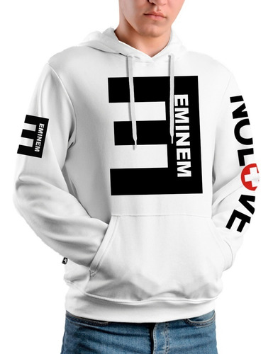 Blusa Moletom Eminem Nolove Rap Casaco Canguru Promoção
