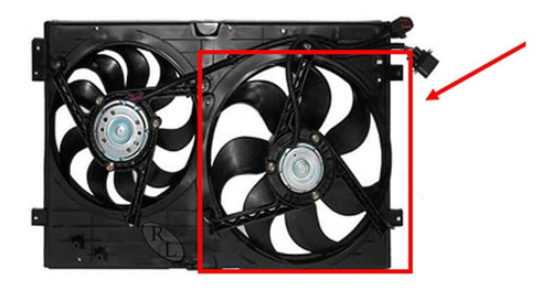Imagem 5 de 6 de Ventoinha Eletroventilador Fox 1.6 8v Flex 2004 2005 C/ar