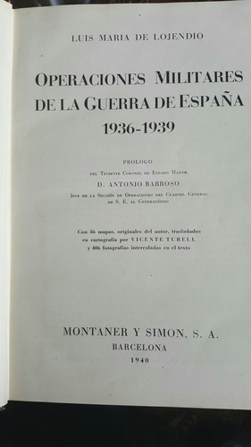 Operaciones Militares De La Guerra De España