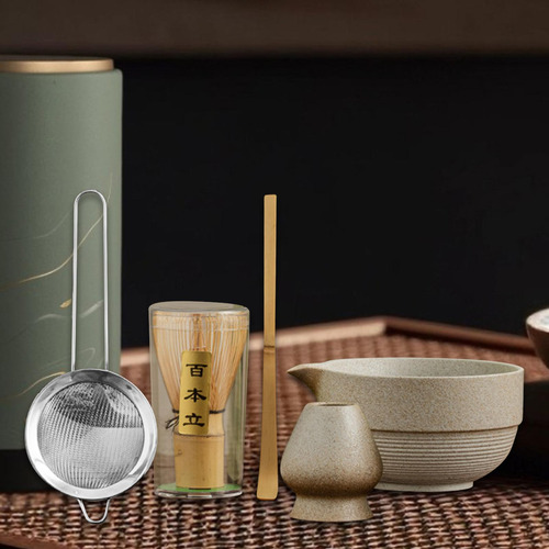 Matcha Set Tea Ceremony Utensils Piedra De Imitación