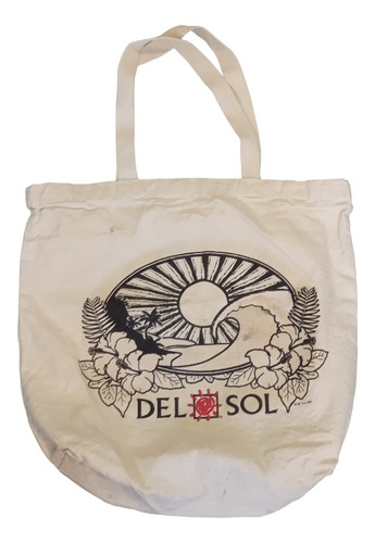 Bolso Playero De Tela Lona 