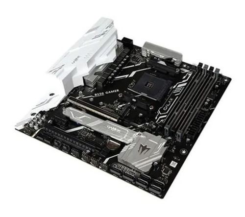 Placa Mãe Galax B550 Amd Am4 Ddr4 Ryzen Ssd M2 Nvme Gamer