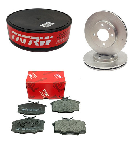 Kit Discos + Pastilhas Gol 2002 2003 2004 Trw Trw Varga