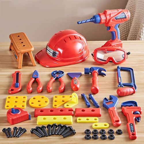 Juego De Herramientas Para Niños, 48 Piezas, Juego De Simula