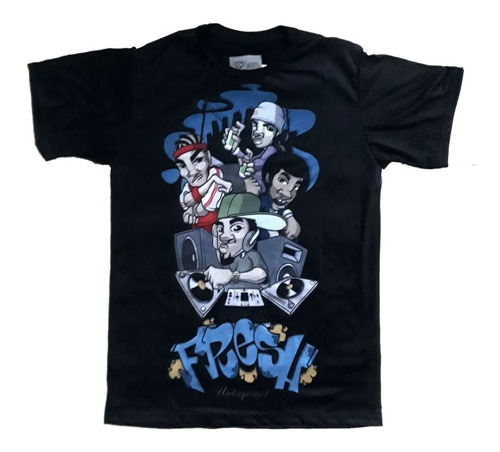Camiseta Camisa Hip Hop Elementos Break Dj Graffiti Mc
