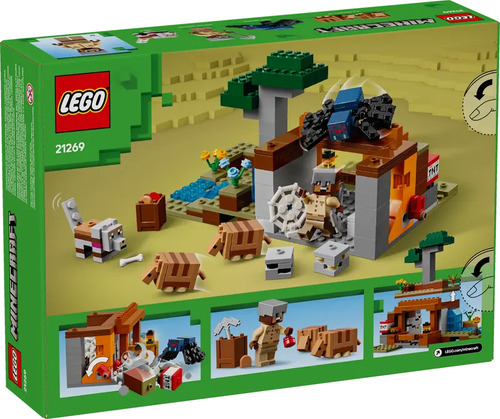 Kit de construcción Lego Minecraft La expedición a la mina Armadillo 21269