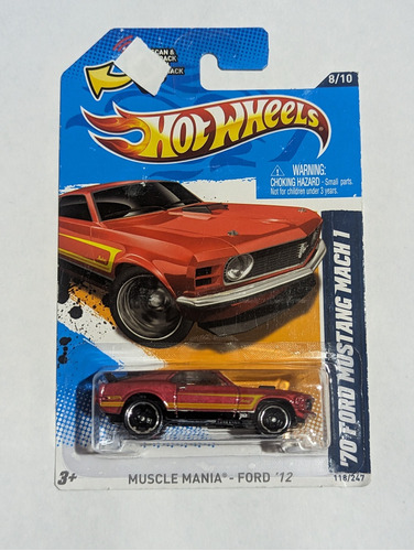 Hot Wheels Ford Mustang Mach One 70' 