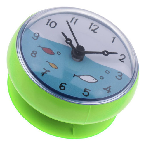 Mini Reloj De Pared Con Ventosa Resistente Al Verde5 Negro3