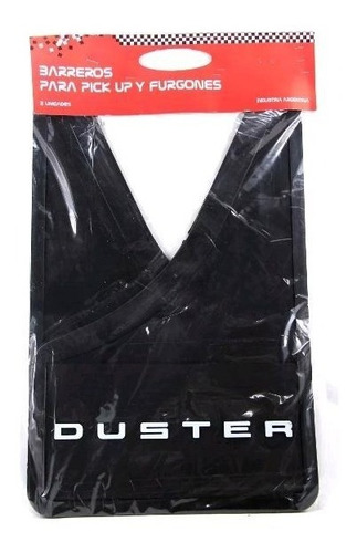 Imagen 2 de 3 de Barreros Babero De Goma Para Barro Renault Duster ( El Par )