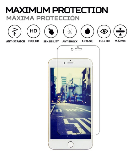 Protector Pantalla Antishock Para Goophone I7 Plus 3g
