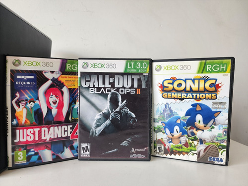Microsoft Xbox 360 3gb + Juegos Y Cables - Sin Controles