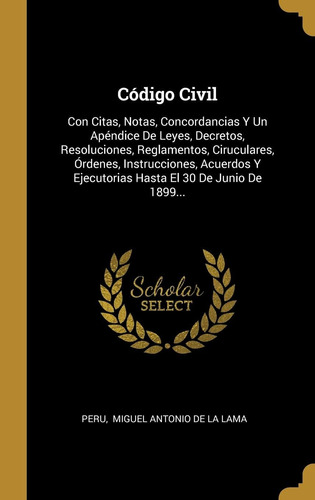 Libro: Código Civil: Con Citas, Notas, Concordancias Y Un