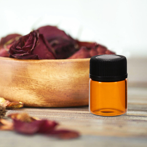100 Botellas De Aceite Esencial De Vidrio De 2 Ml Con Tapón