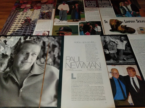 (aa036) Paul Newman * Recortes Revistas Clippings