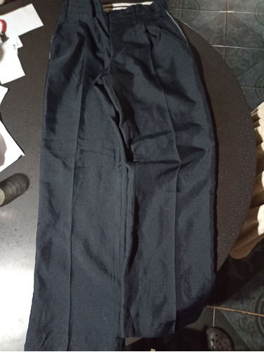 Pantalón Negro De  Gabardina Seguridad (vigilador)