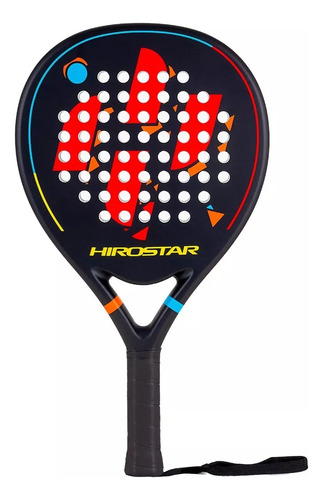 Paleta De Padel Hirostar Fighter + - Local Olivos Color Negro