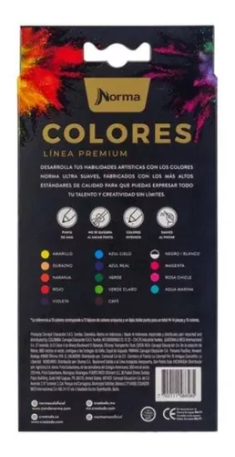 Colores Premium Norma 15 Unidades