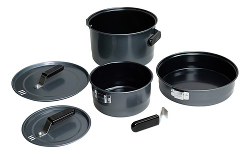 Coleman Juego De Cocina Familiar, Negro