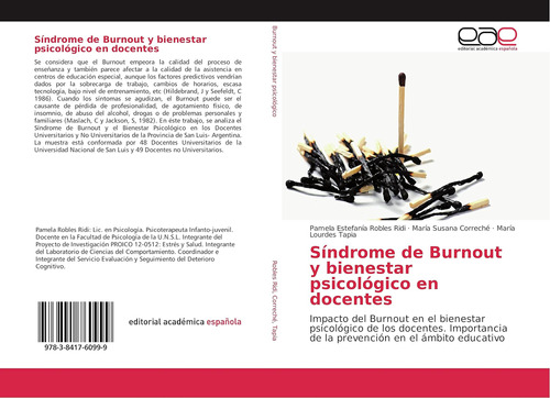 Libro:síndrome De Burnout Y Bienestar Psicológico En Docente