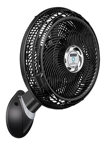 Imagen 2 de 4 de Ventilador de pared Samurai Ultra Silence Force turbo negro con 6 aspas, 18" de diámetro 110 V - 120 V