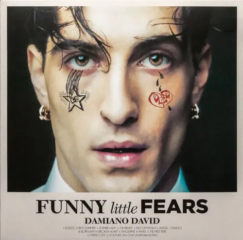 ダミアーノ・デイヴィッド　FUNNY little FEARS　イベント参加券付 Lp Damiano David Funny Little Fears 2025 Black Vinyl Lacrado