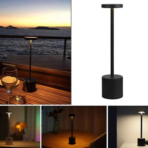 Lámpara De Buró Escritorio Mesa Led Luz Noche Regulable 2pcs