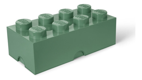 Lego Bloque Apilable Contenedor Original Grande Sand Green