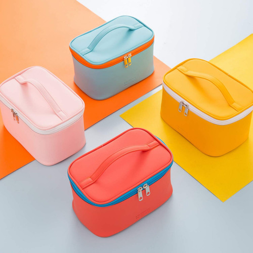 Neceser Portacosmeticos Organizador Viaje Maquillaje Mujer Color Rosa