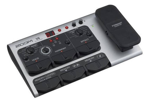 Pedal de efeito Zoom V6 preto