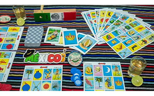 Loteria - Juego De Bingo Mexicano Para 20