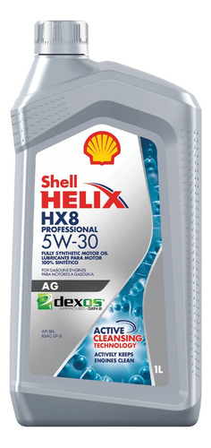 Aceite De Motor Shell Helix Hx8 Pro Ag 5w30 1 Litro